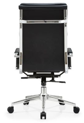 オフィス レザー オフィス ハイバックチェア エグゼクティブ 木製フレーム オフィスチェア