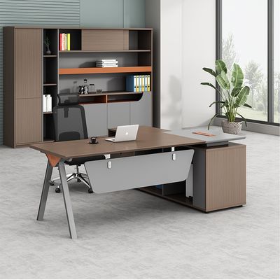 モダンな高級オフィス家具 L型デスク マネージャー ボス テーブル エグゼクティブ オフィス デスク