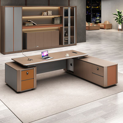 モダンなオフィス家具 オフィス デスク デスク エグゼクティブ デスク マネージャー L 形 Mdf デスク