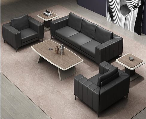 オフィス家具 モダンソファ センターテーブルセット Mdf 木製 お茶テーブル カフェテーブル