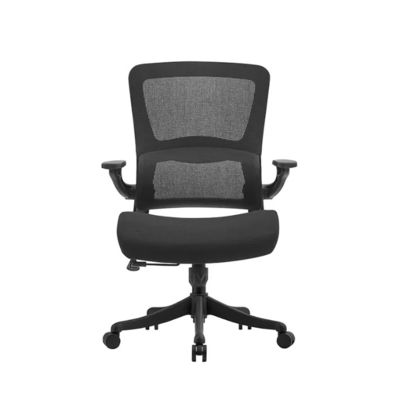 エルゴノミック オフィス 椅子 調節可能なアームレスト 腰 サポート インペラー ローリング メッシュ コンピュータ 管理回転椅子