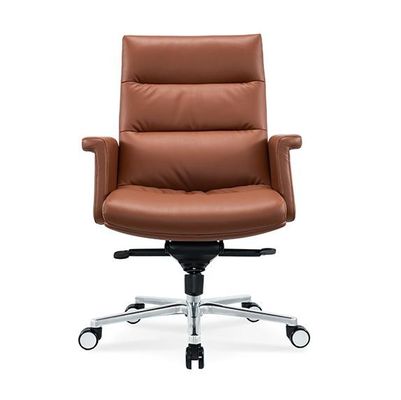 高級 モダン 調節可能な スウィーベル マネージャー エグゼクティブ 高品質 エルゴノミック 本物の真皮 リクライナー オフィス
