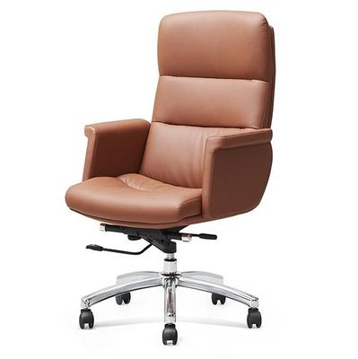 高級 モダン 調節可能な スウィーベル マネージャー エグゼクティブ 高品質 エルゴノミック 本物の真皮 リクライナー オフィス