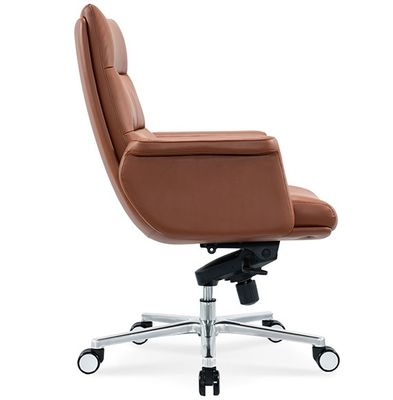 高級 モダン 調節可能な スウィーベル マネージャー エグゼクティブ 高品質 エルゴノミック 本物の真皮 リクライナー オフィス