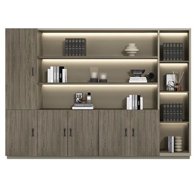現代的な木製のファイルキャビネット オフィス家具 贅沢な背景 キャビネット カートン 固木のファイルキャビネット
