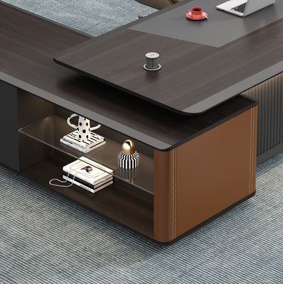 モダンなオフィス家具 最新 オフィス デスク ワークステーション テーブル デザイン CEO エグゼクティブ デスク マネージャー L型テーブル