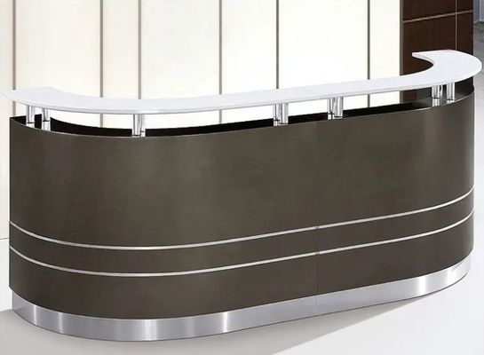 高品質の現代的な高級レセプション デスク カスタマイズされたオフィス フロントレセプション 家具 多人レセプション デスク