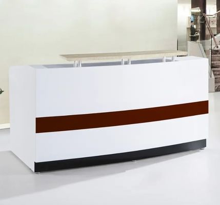 ホットセール カスタムサイズ シンプル 大型 デザイン ホテル フロント デスク ホワイト レセプション デスク カウンター デスク 美容室 モダン
