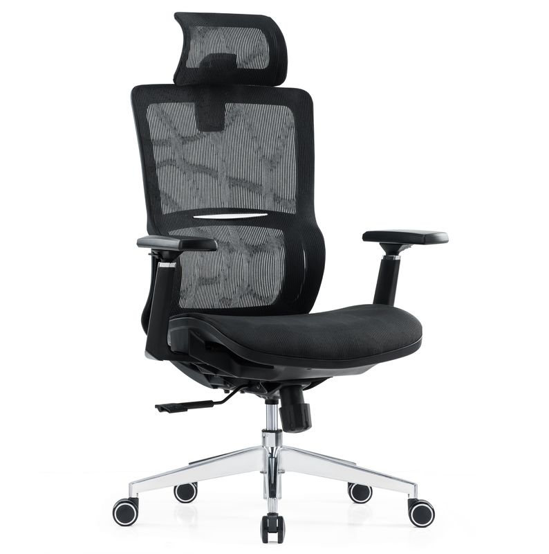 ブラック フルメッシュ 家具 腰部 サポート マッサージ モダン 卸売 腕前 快適 布 エルゴノミック オフィス 椅子