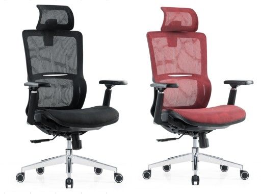 腰筋支柱 フルメッシュ 豪華 メッシュ ヘッドレスト 調整可能な布 快適 オフィス エルゴノミクス 椅子