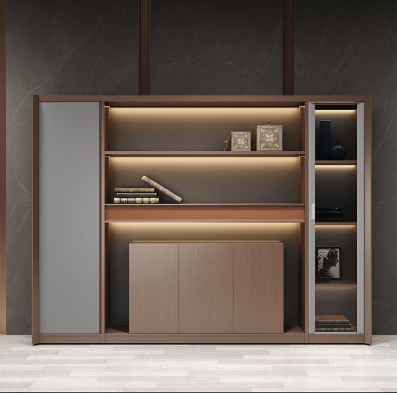 首席執行官 室内装飾 収納 本棚 木製 モダン Mdf 本棚 図書館 ファイルキャビネット